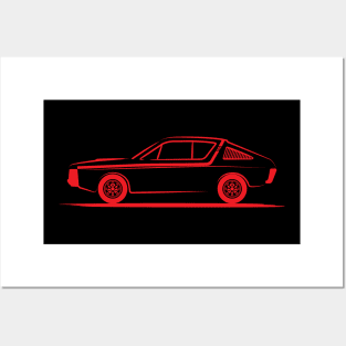 Renault 17 Renault R17 red Posters and Art